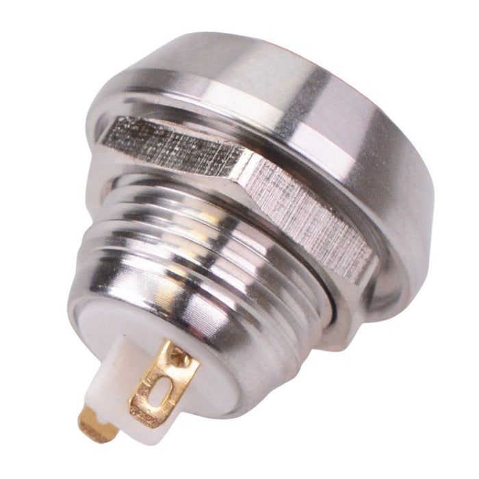 Off-(On) Stainless Steel Momentary Vandal Push Button Switch 2A SPST