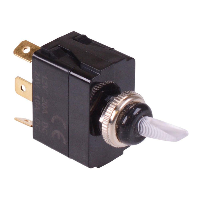 On-Off-On Red LED illuminated Toggle Switch 20A 12V SPDT — Switch ...