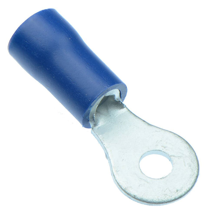 Blue 3.2mm Insulated Crimp Ring Terminal (Pack of 100)