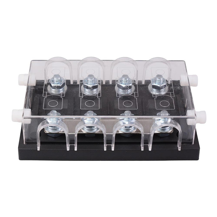 4 Way Mega Fuse Box Transparent Lid