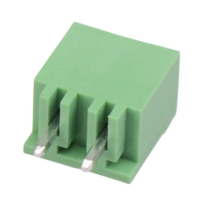 2-Way 5.00mm Vertical PCB Header Closed Ends 15A 300V