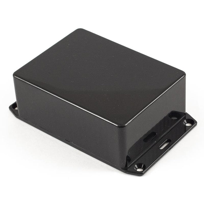 1591SFLBK Hammond Multipurpose Black FRABS Enclosure Flanged Lid 110 x 82 x 44mm