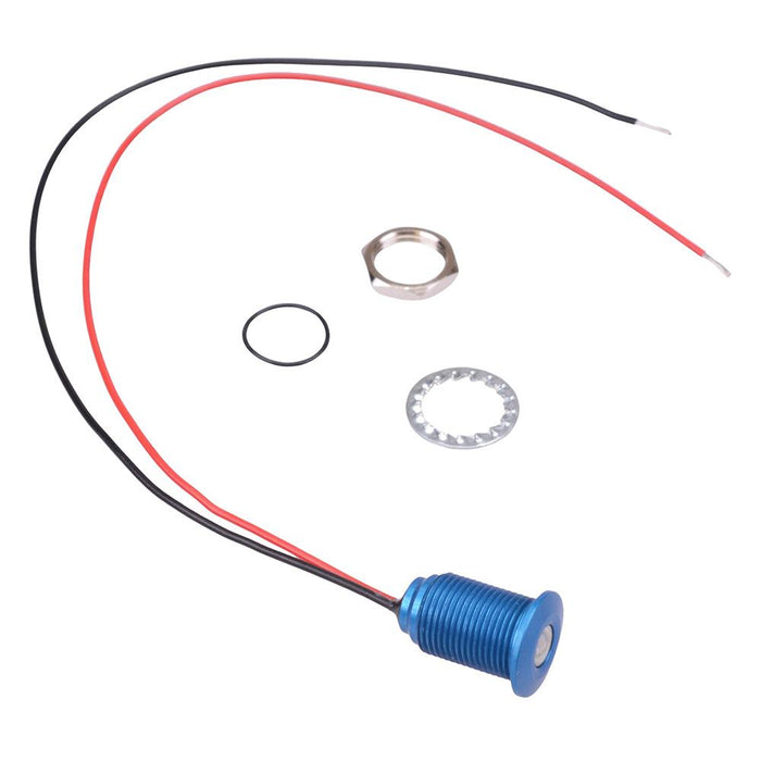 Q10F5ABXXSB24E Super Bright Blue 10mm 24VDC LED Panel Indicator IP67 APEM