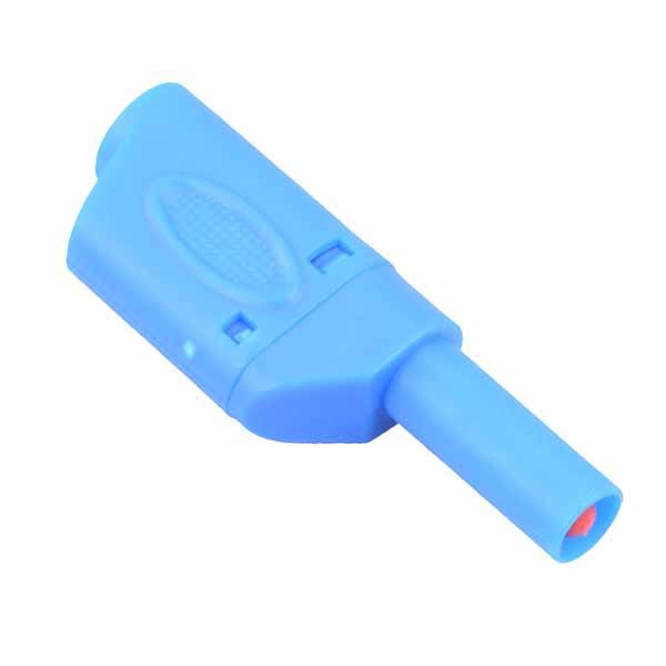 Blue 4mm Shrouded Test Plug 32A