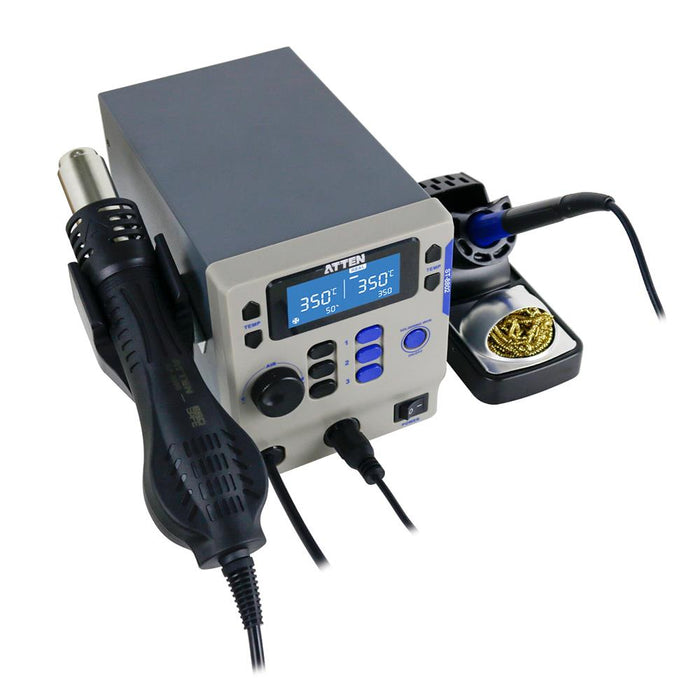 ST-8802 Dual Channel Soldering / Hot Air Rework Station ATTEN