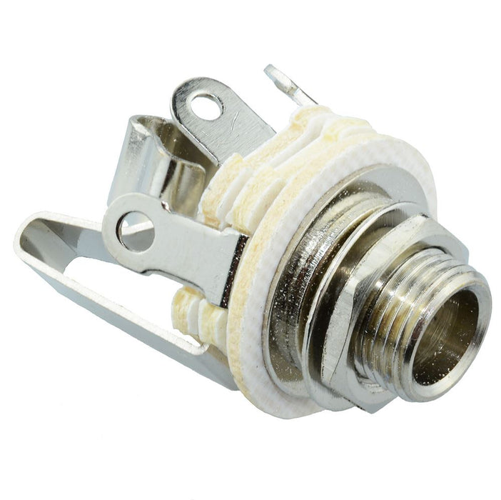6.35mm Panel Mount Stereo Open Chassis Jack Socket