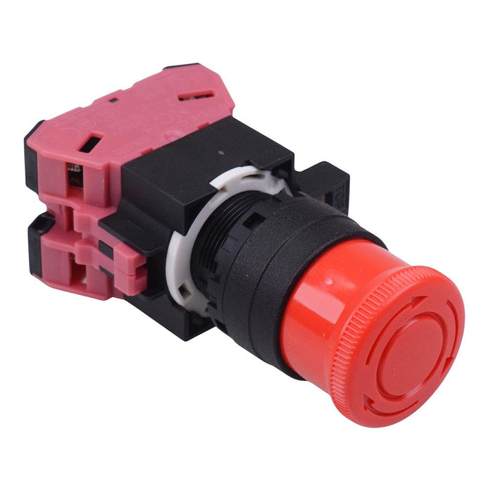 HW1B-V3F02R 22mm Emergency Stop Switch 29mm Mushroom 2NC IDEC