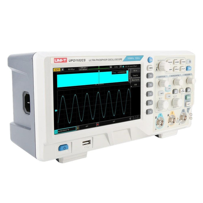 UPO1102CS Digital Storage 2 Channel Analog Oscilloscope 100MHz Uni-T