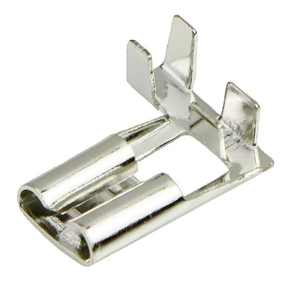 6.3mm Right Angle Crimp Receptacle 14-18AWG