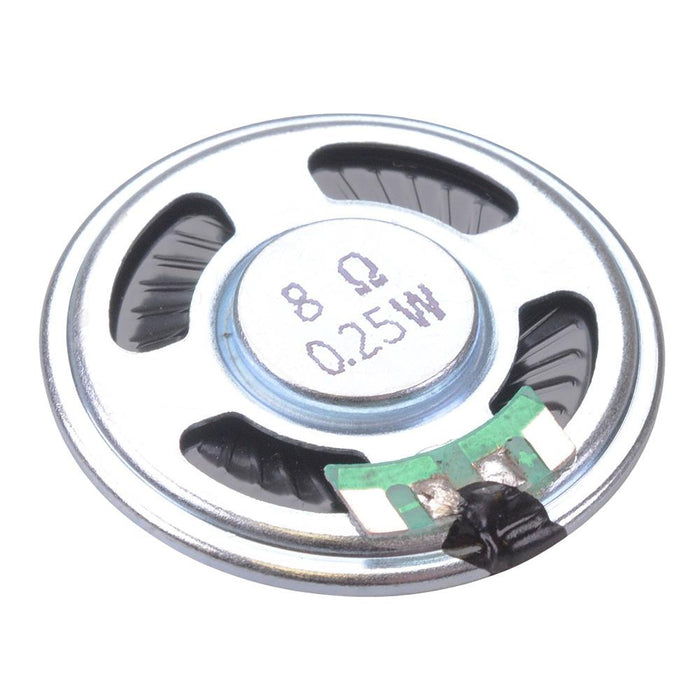 40mm Miniature 8 Ohm Mylar Speaker 0.25W