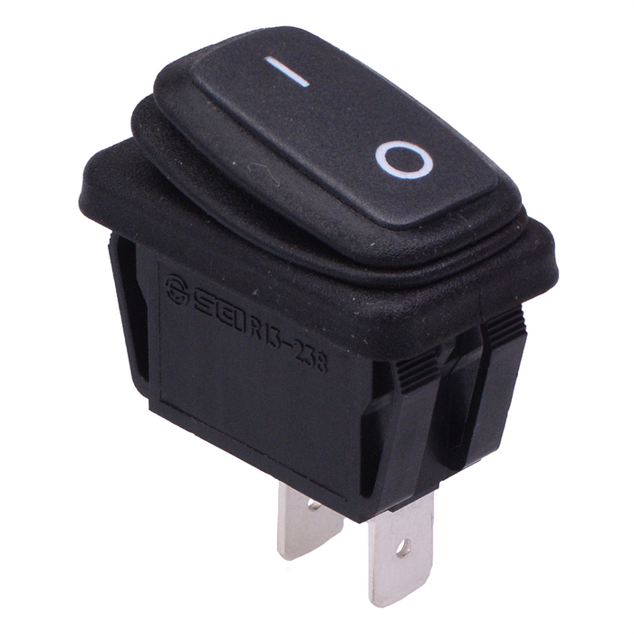 On-Off Waterproof Rectangle Rocker Switch SPST 16A R13-238A8-02