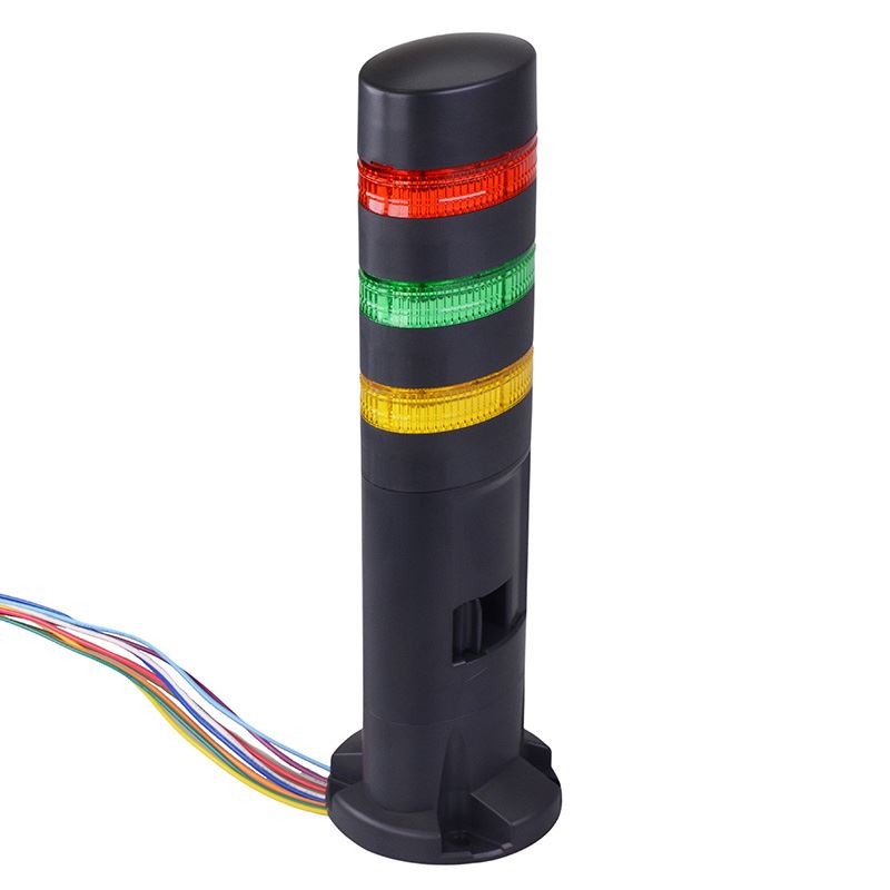 LD6A-3DZQB-RGY Red/Green/Yellow Stack Light LED Tower with Sounder & F ...