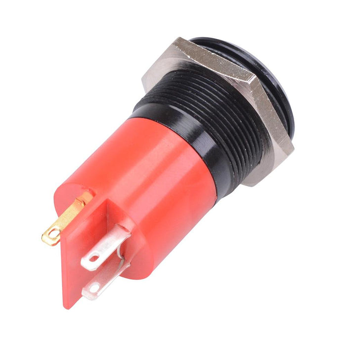 Q22P1CXXR2436EDL Red Prominent 22mm 24-36VDC LED Panel Indicator IP67 APEM