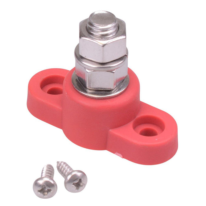 Red Positive M10 Stud Small Power Distribution Post 150A