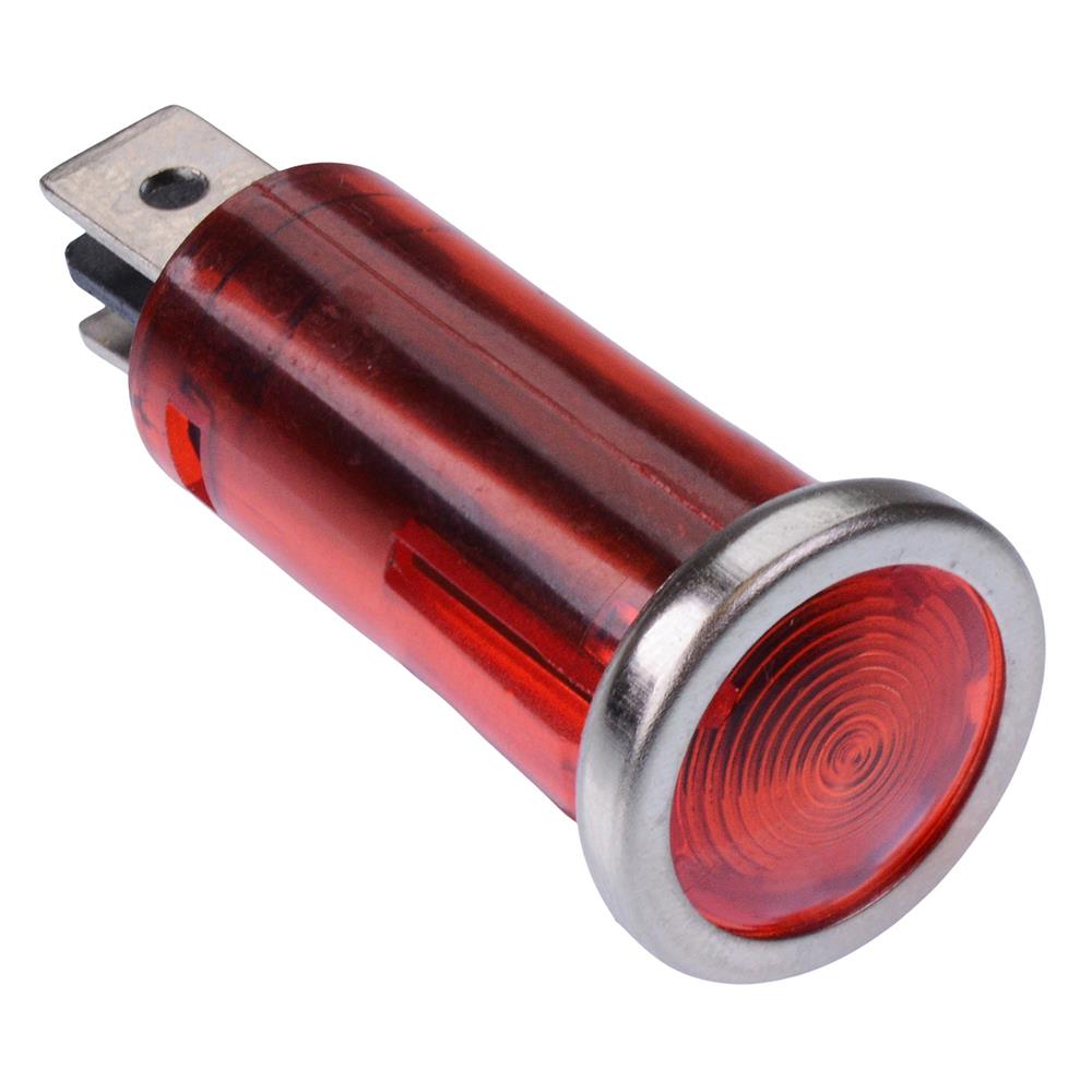 Red 24V 12.5mm Panel Indicator Light — Switch Electronics | Your One ...