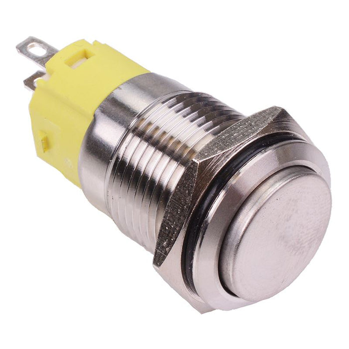 Raised Button On-On Latching 16mm Vandal Push Button Switch SPDT
