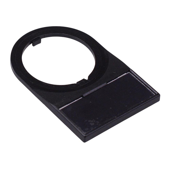 HWAM-OB Blank Black 22mm Switch Nameplate IDEC
