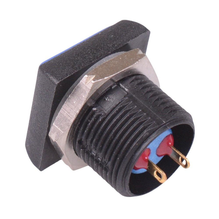 IRC3S4B2 APEM Dark Blue Square 16mm Momentary NO Push Button Switch IP67