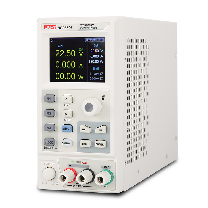 UDP6721 1-Channel Programmable Switching DC Power Supply 8A 60V 180W Uni-T