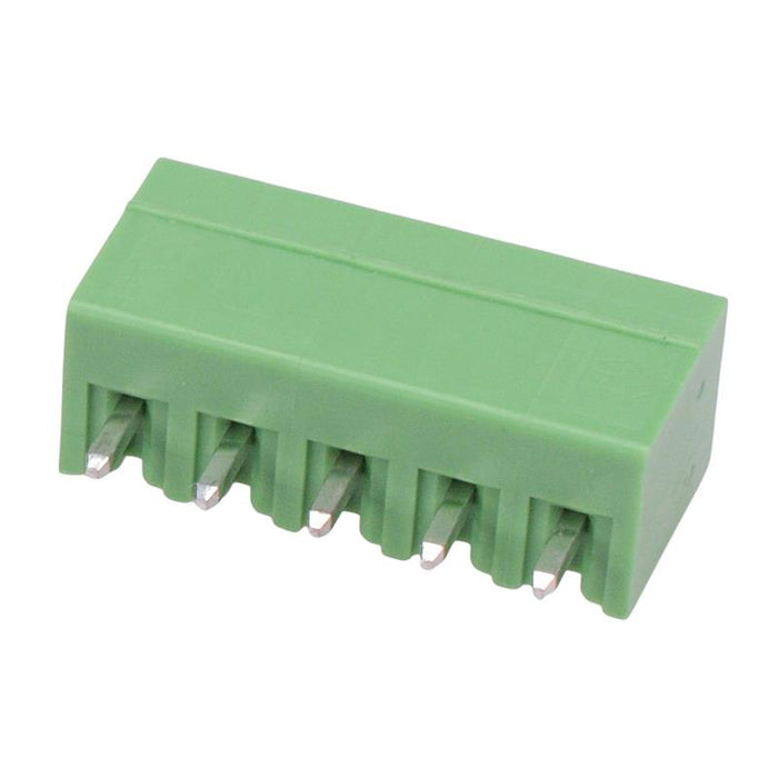 5-Way 3.81mm Vertical PCB Header Closed Ends 8A 300V
