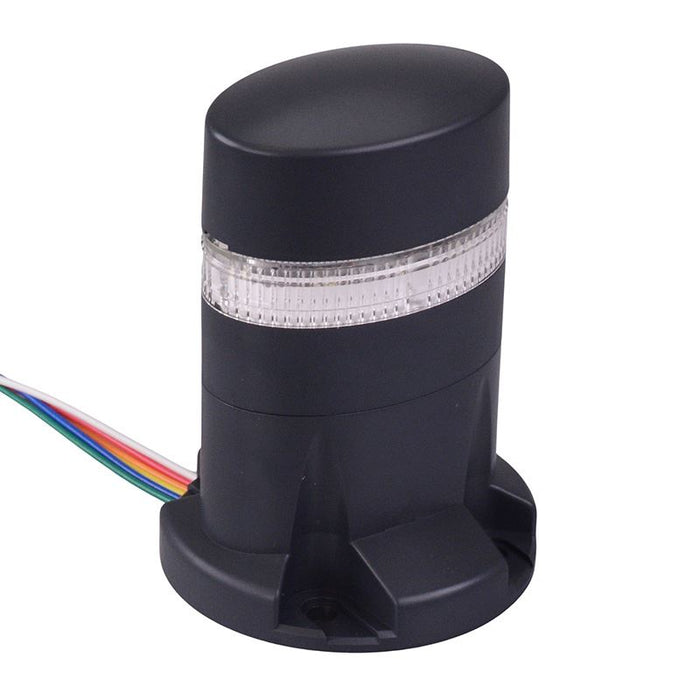 LD6A-1DQB-WC White Clear Lens Stack Light LED Tower Direct Mount 24VAC/DC IDEC