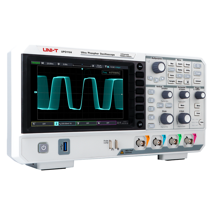 UPO1104 4 Analog Channel Oscilloscope 100MHz Uni-T