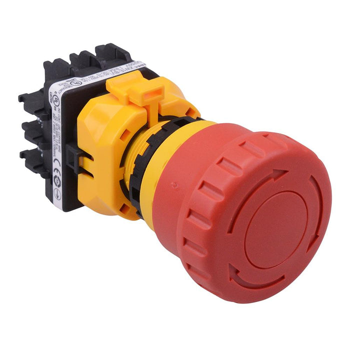 XW1E-BV411M-R 22mm Emergency Stop Switch 40mm Mushroom 1NO-1NC IDEC