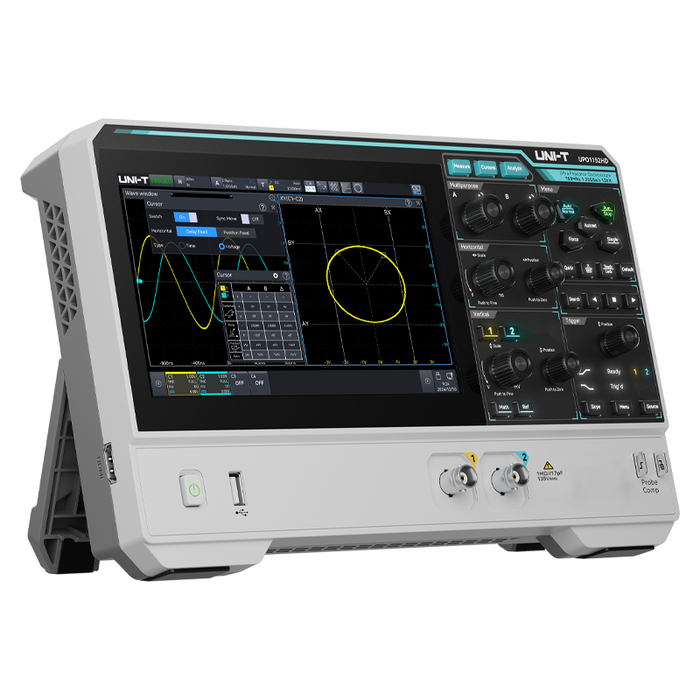 UPO1152HD High Resolution Touch-Screen 2 Channel Oscilloscope 150MHz Uni-T