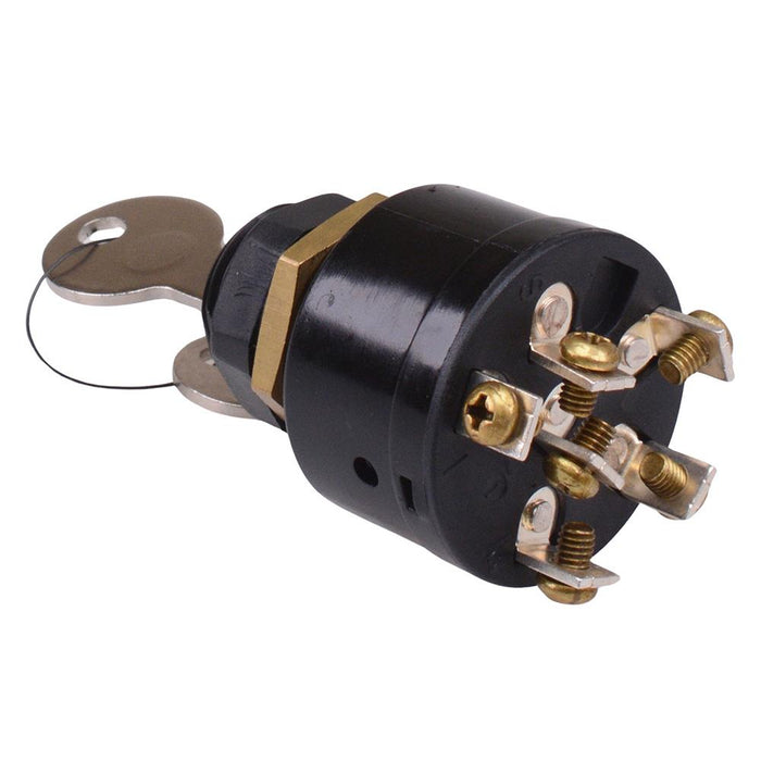 Marine Off-On-(On) 19mm Starter Key Ignition Switch