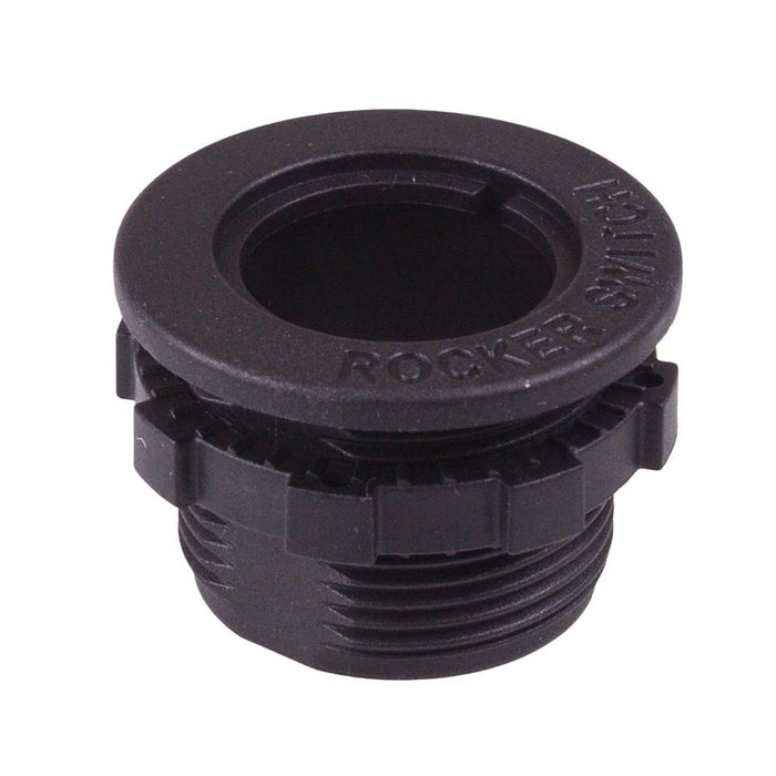 Black 20mm Circular Rocker Switch Housing