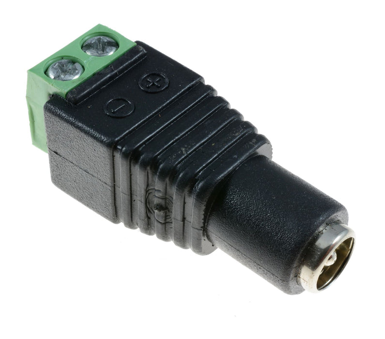 2.1mm Female Socket Jack DC Connector with Screw Terminals