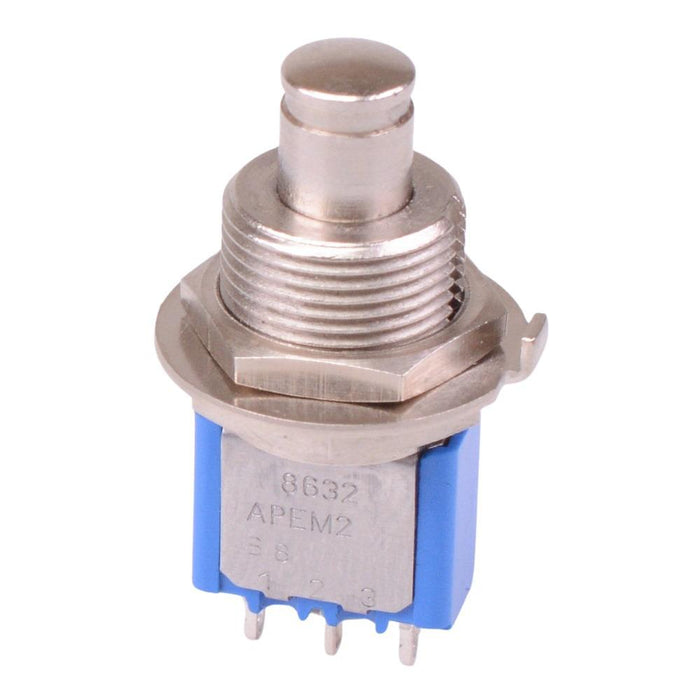 8632A-6X718 APEM On-(On) Momentary Miniature Push Button Switch SPDT 4A 30VDC APEM