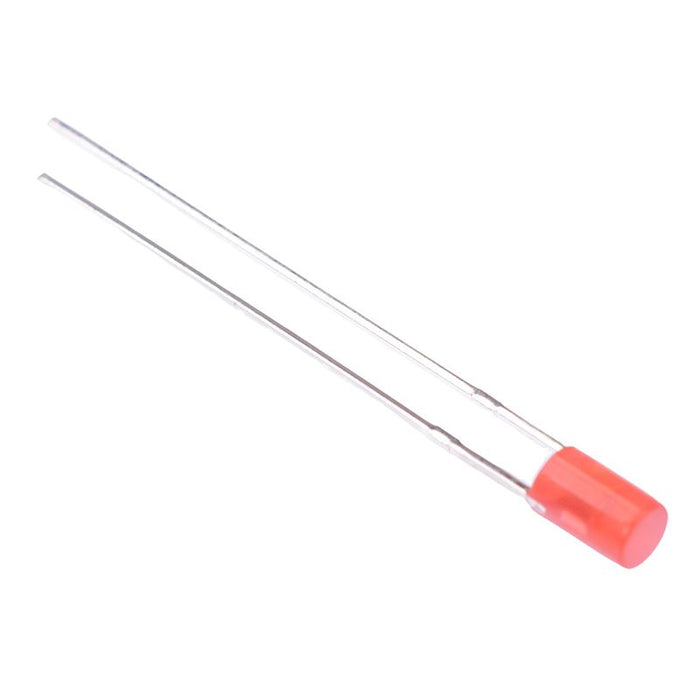 Red Cylindrical 3mm Diffused LED 120mcd 130°