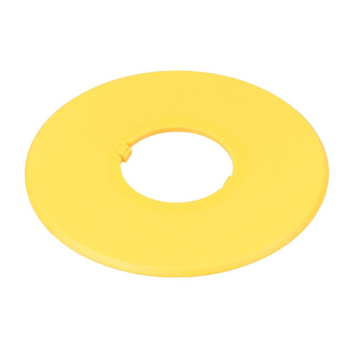 HWAV-0-Y Yellow Legend Plate for 22mm Emergency Stop Switches IDEC