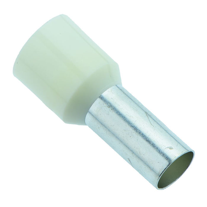 Ivory 16mm Bootlace Ferrule - Pack of 100