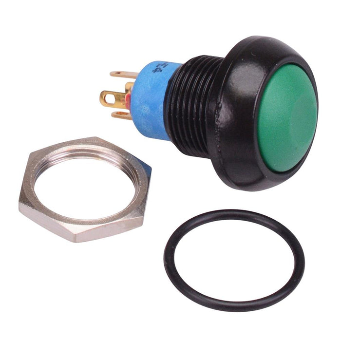 IPR5SAD3 Green Momentary 12mm Push Button Switch SPDT IP67 APEM