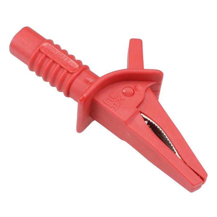 FCR7941 Red 4mm Insulated Test Crocodile Clip CLIFF