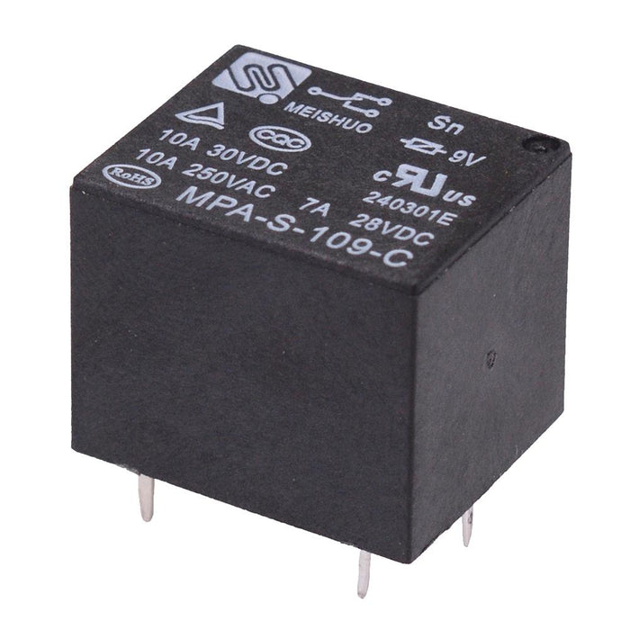 9V Mini Power PCB Relay SPDT 15A MPA-S-109-C
