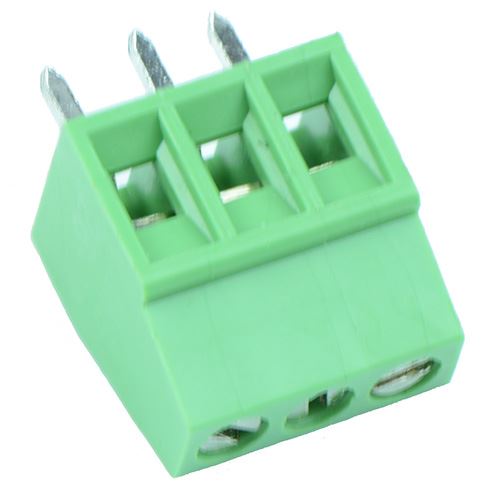 3-Way Terminal Block 2.54mm Pitch 6A