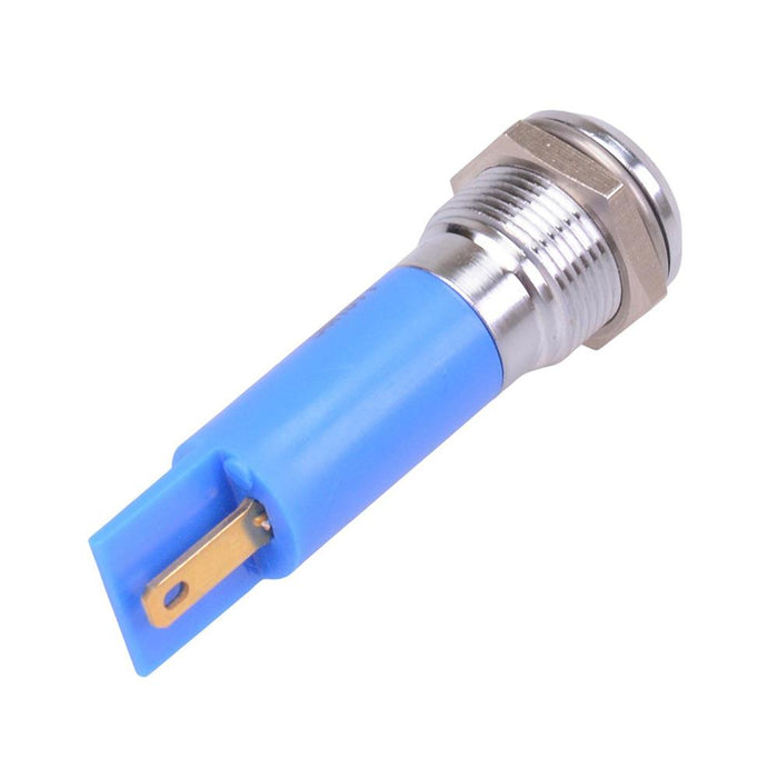Q12P1CXXB110E Blue 12mm 110VAC LED Panel Indicator IP67 APEM