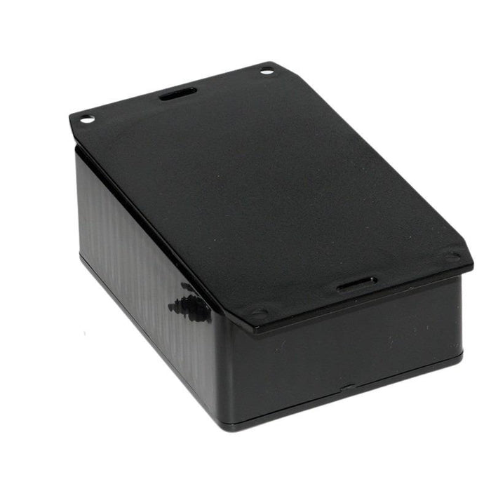 1591SF2SBK Hammond Multipurpose Black GPABS Enclosure Flanged Base 110 x 82 x 44mm