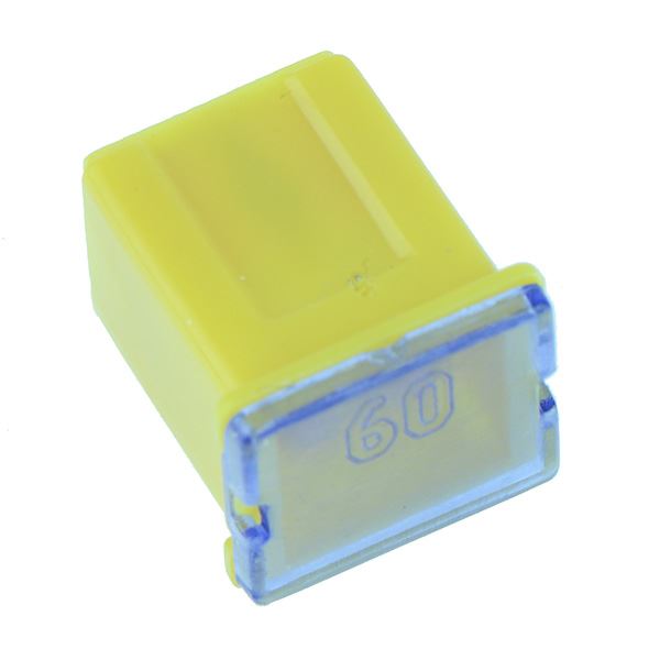 60A Yellow Low Profile Cartridge Fuses (JCASE Type)