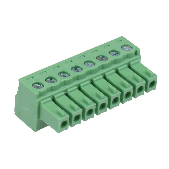 8-Way 3.81mm Right Angle Pluggable Terminal Block 8A 300V
