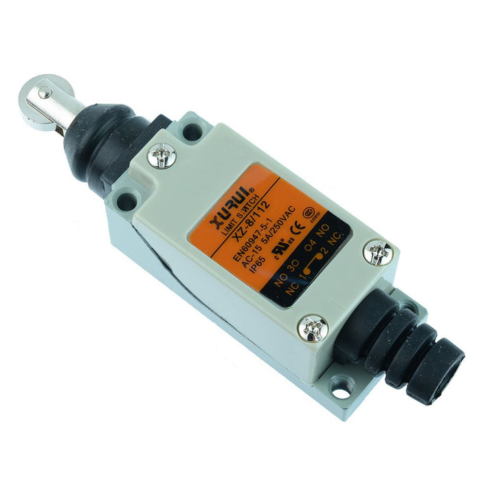 IP65 Roller Actuator Limit Switch Zinc Alloy 2NO/2NC 250V 5A