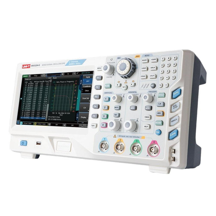 MSO2204-S 4 Analog 16 Digital Channel Oscilloscope 200MHz Uni-T