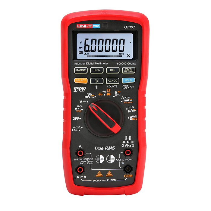 UT197 Professional True RMS Auto Range Digital Multimeter IP67 Uni-T