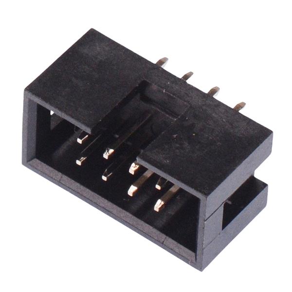 8-Way IDC Straight Pin Boxed Header 2.54mm