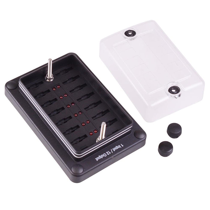 Waterproof 12 Way Standard Blade Fuse Box with LED Indicators