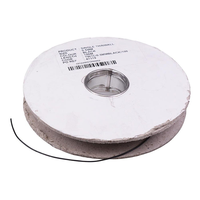 Black 0.5mm² Thin Wall Cable 16/0.2mm 100M