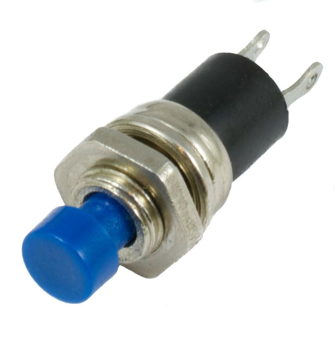 Blue Mini Off(On) Momentary Push Button Switch SPST